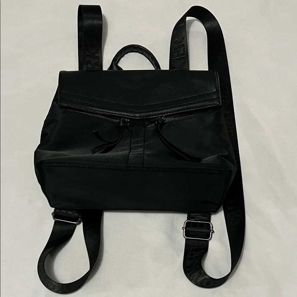 Botkier Black Vinyl Trigger Backpack